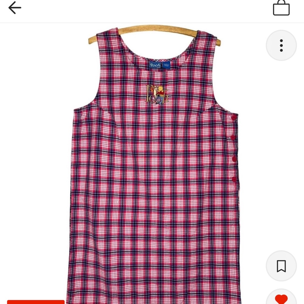 Winnie the Pooh plaid dress